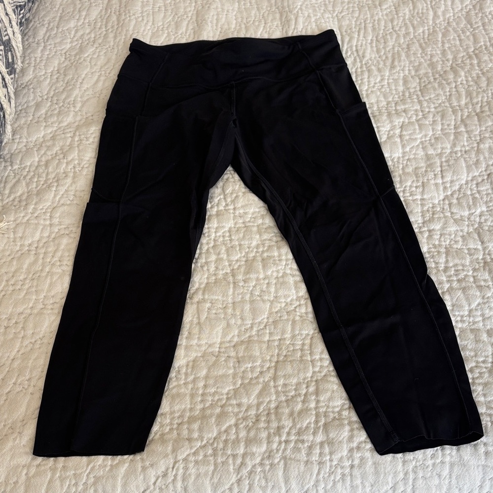 Lululemon Black run free High-Waisted Leggings